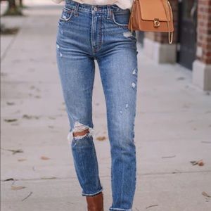 NWT A&F High Rise Skinny